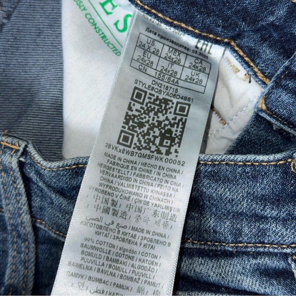 Guess Jeans Ultra High Rise Straight Leg Ankle Jeans 24 - Picture 7 of 10
